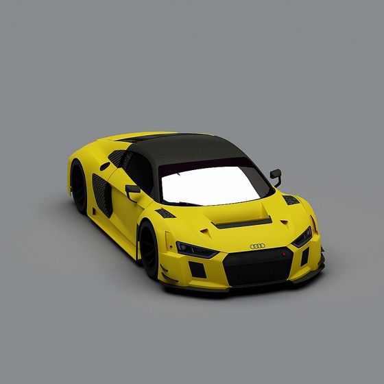Vibrant High-Performance Sports Car 3D model