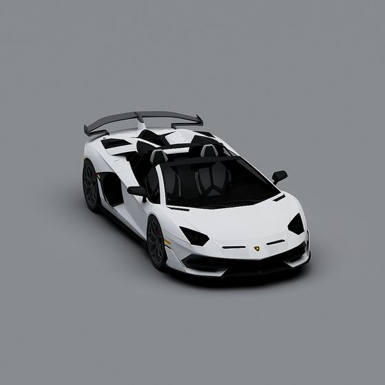 Lamborghini Aventador SVJ Roadster 3D model