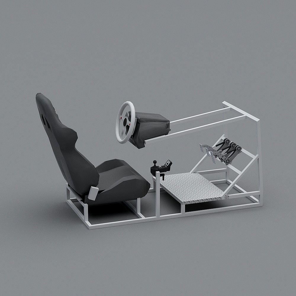 Sleek Racing Simulator 3D model