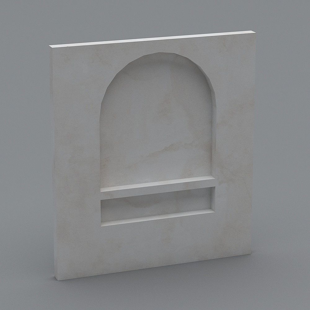 Minimalist Archway 3D model for Modern Design