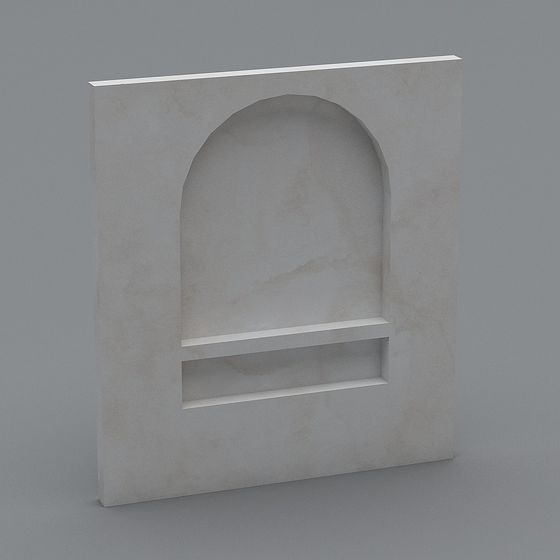 Minimalist Archway 3D model for Modern Design
