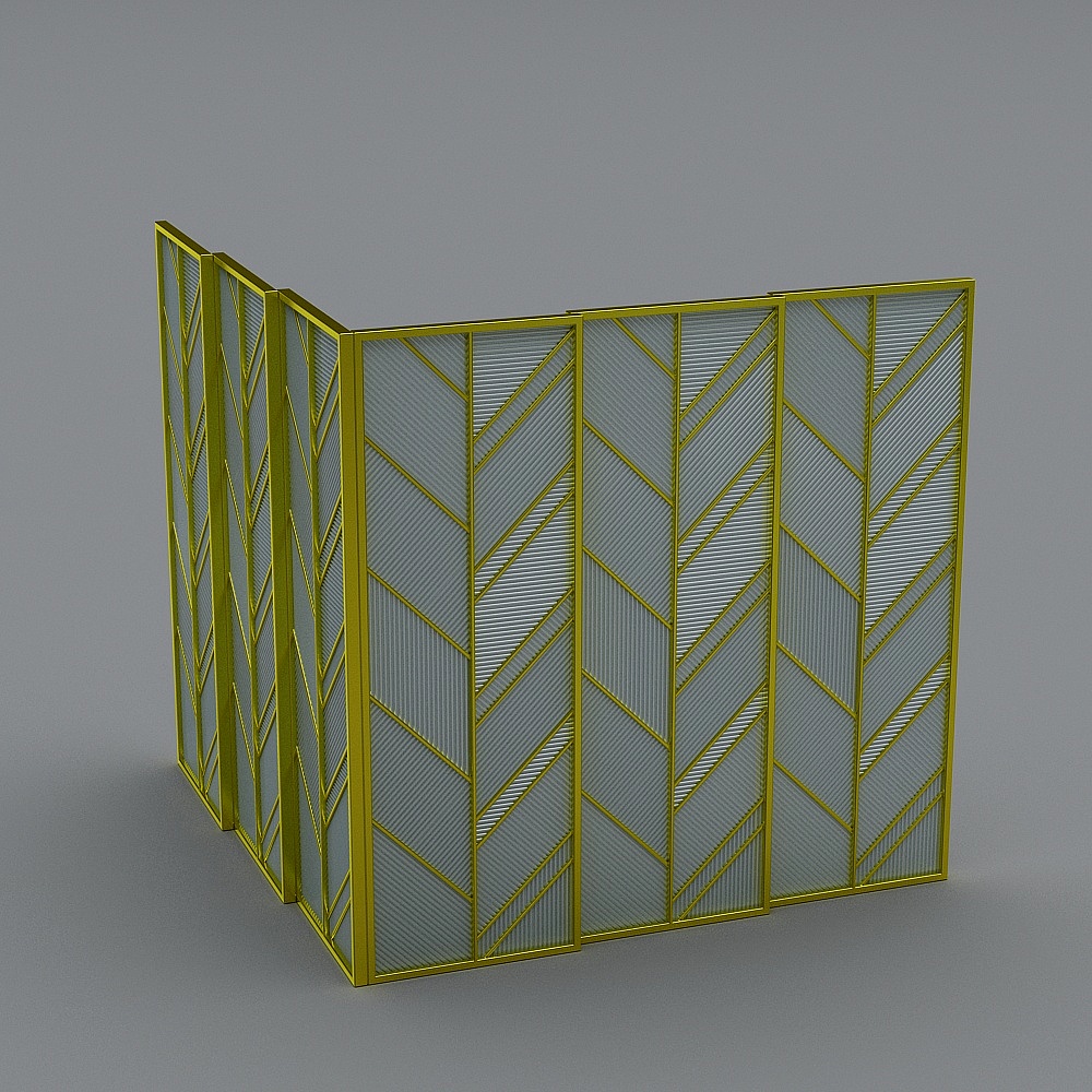Geometric Shadow Screen 3D model