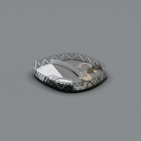 Futuristic Ring 3D model