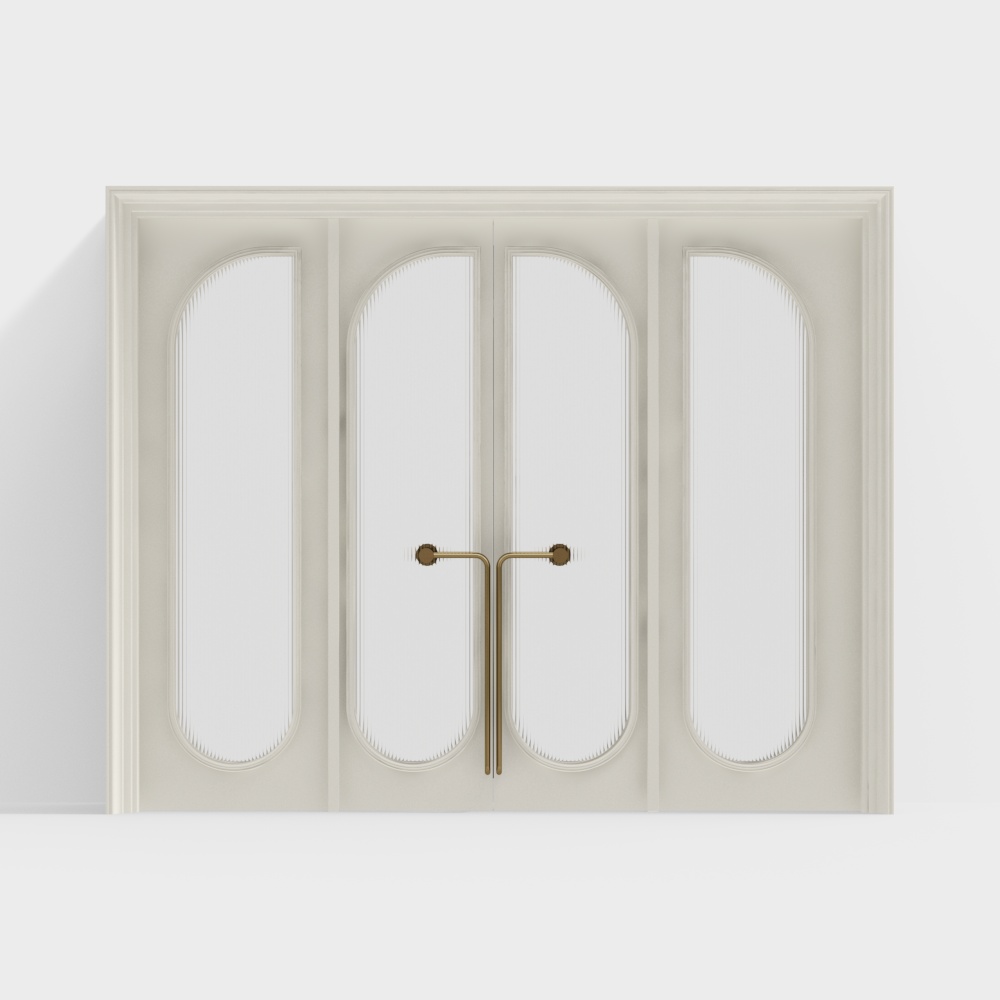 French Double Glass Door