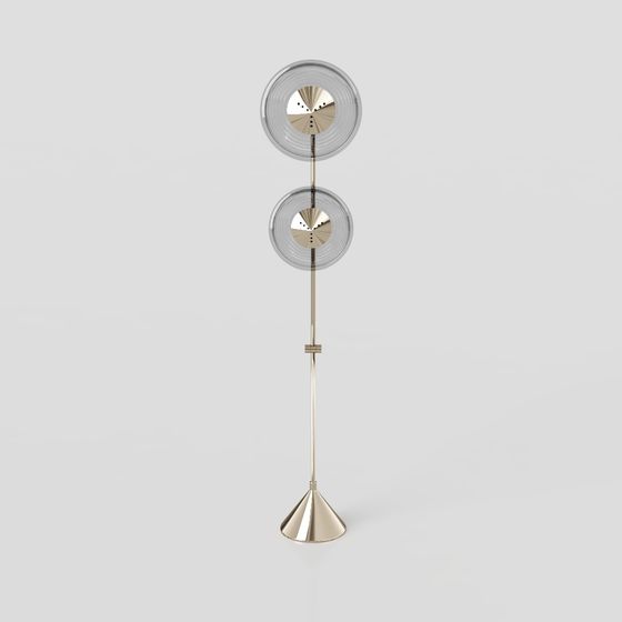 Twilight Mirror Floor Lamp 3D model
