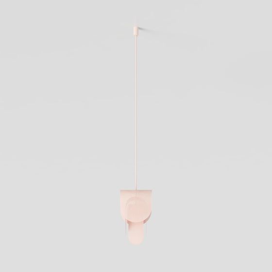 Elegant Low-Poly Hanging Light 3D model