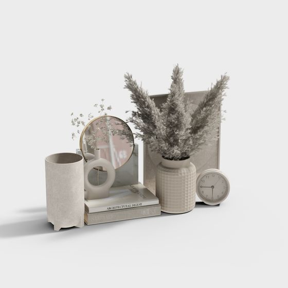 Urban Minimalist Decor 3D model