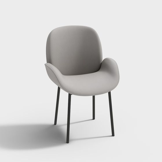 Urban Comfort Chair 3D model for Modern Spaces
