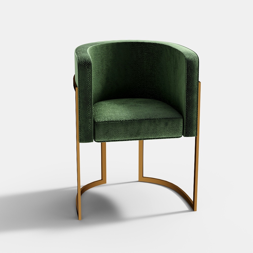 green_velvet_chair
