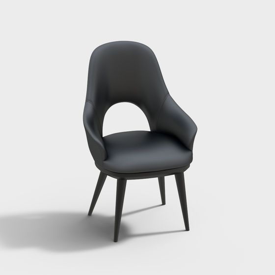 Stylish Low-Poly Chair 3D model for Creative Spaces