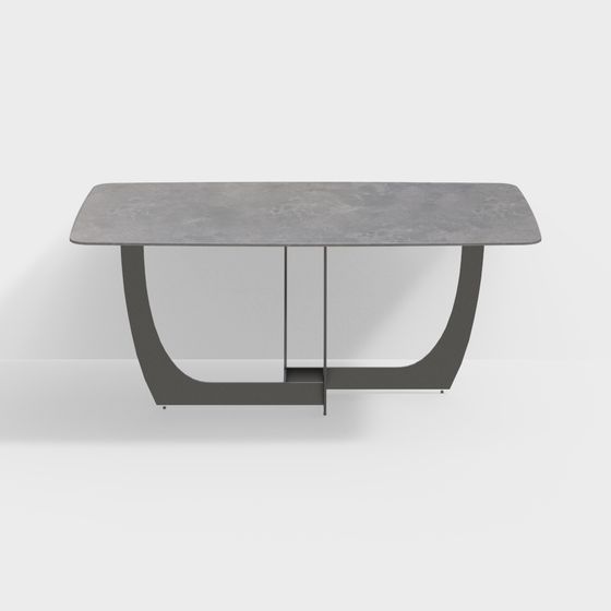 Stylish Concrete Table 3D model