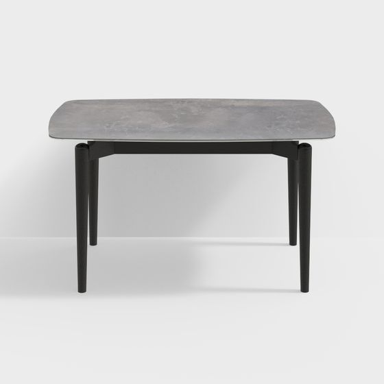 Concrete Dining Table 3D model