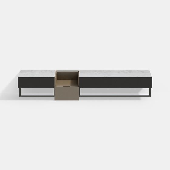 Urban Minimalist TV Cabinet 3D model