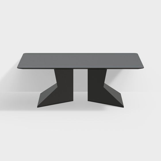 Geometric Dining Table 3D model