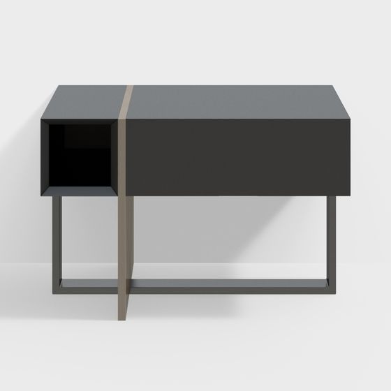 Minimalist Side Table 3D model
