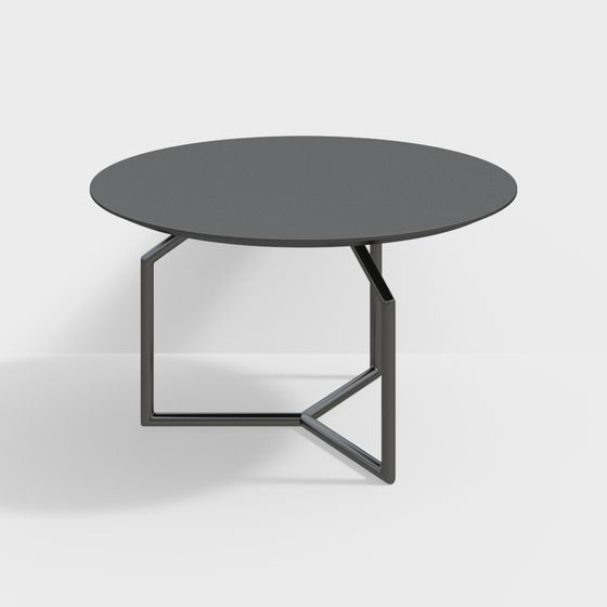 Geometric Charm Round Table 3D model