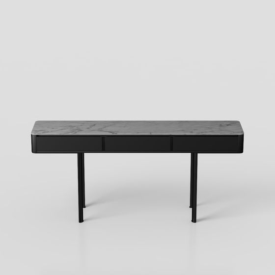 Urban Office Desk 3D model in Modern Aesthetic