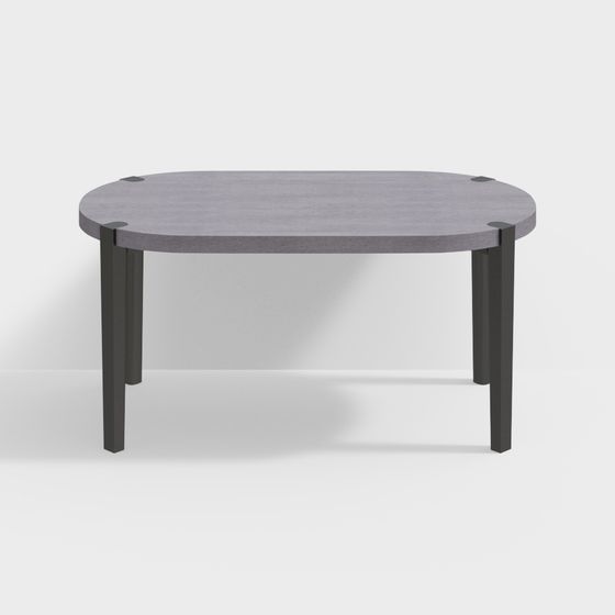 Modern Oval Coffee Table 3D model