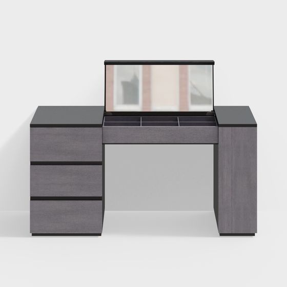 Stylish Vanity Table 3D model for Modern Interiors