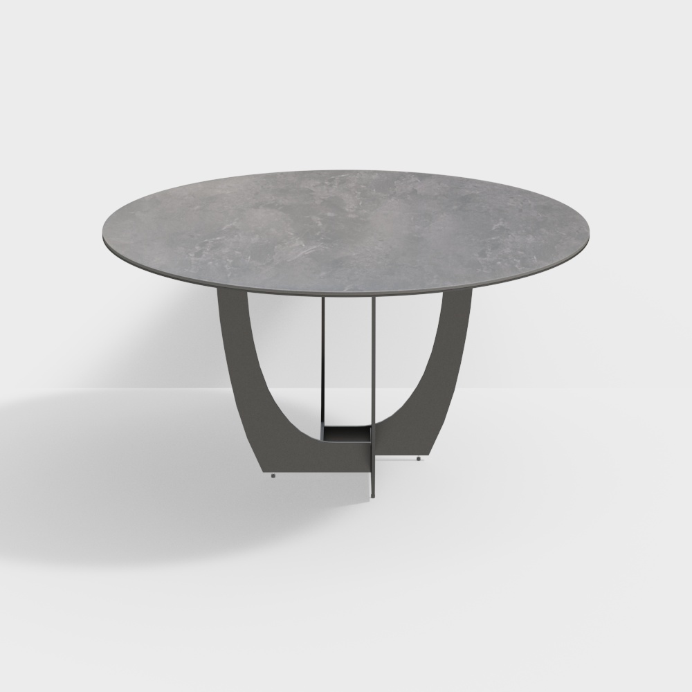 HA-1961-5-1 round dining table