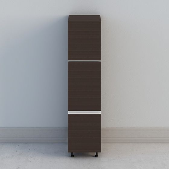 Stylish Urban Storage Cabinet 3D Model