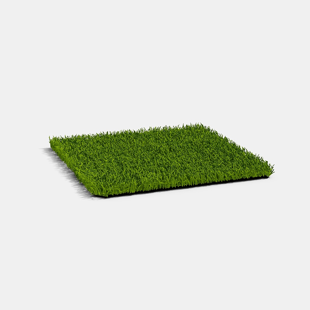 Lush Low-Poly 3D Grass Model – Vibrant Green Textures