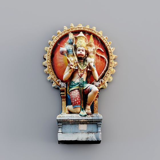 Hammurabi Statue 3D Model Art Integration