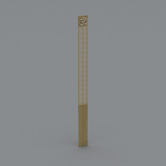 Om Column 3D model for Tranquil Spaces