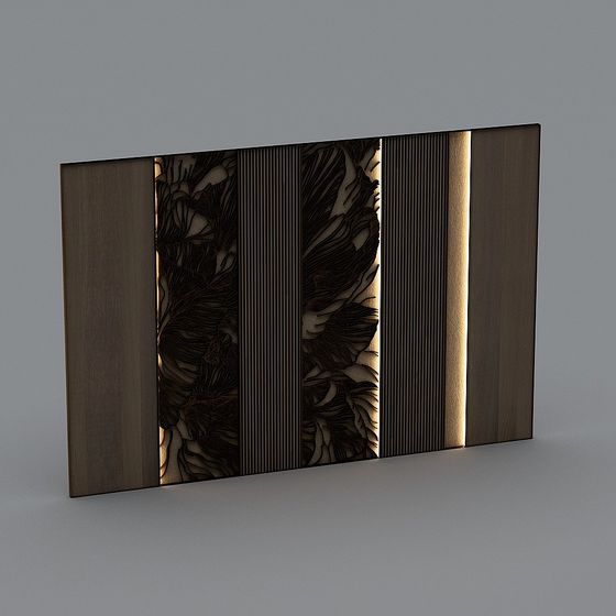 Artistic Screen of Light and Shadow 3D model