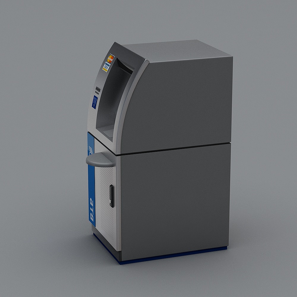 Realistic ATM Machine 3D model
