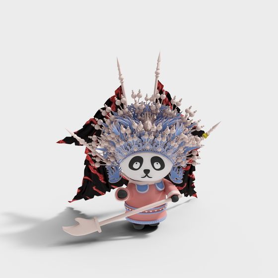 Panda General 3D model