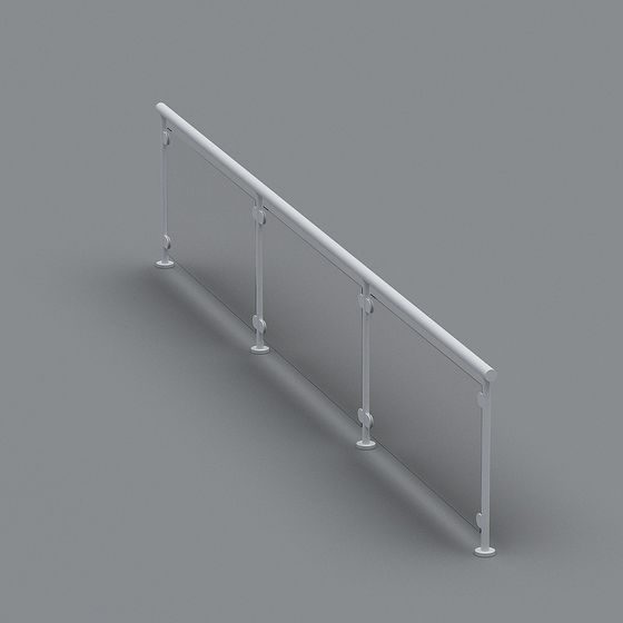 Urban Handrail 3D Model for Modern Design