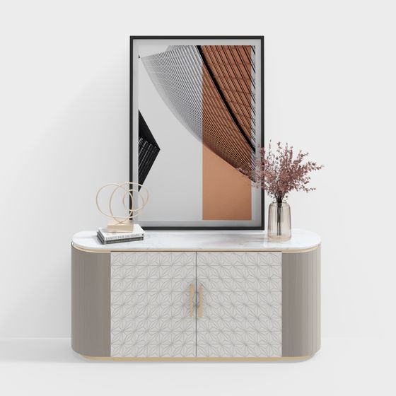 Urban Elegant Sideboard 3D model