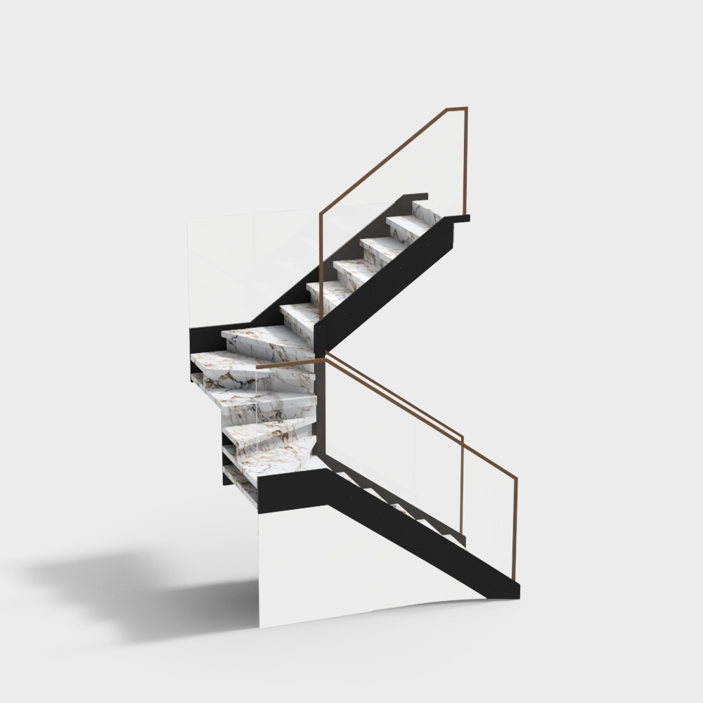 Thin Staircase Upper Flare Staircase
