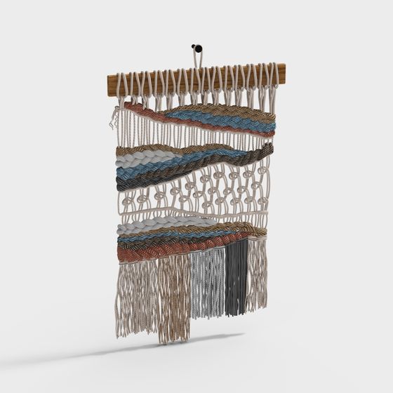 Macrame Wall Hanging 3D Model
