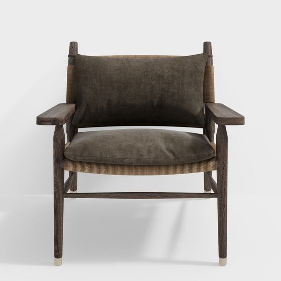 Cozy Retreat Low Poly 3D model Chair