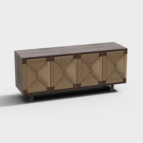 Stylish 3D Model TV Cabinet for Contemporary Spaces