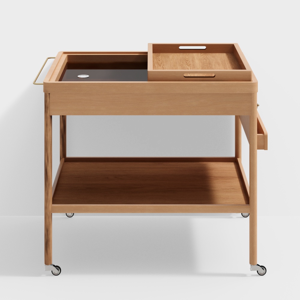 Mobile Workstation Cart 3D model