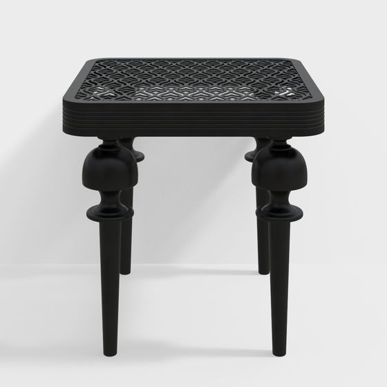 Stylish Urban Corner Side Table 3D model