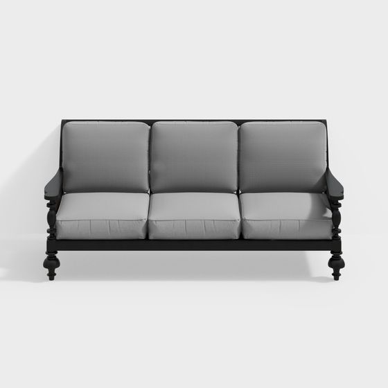 Urban Sofa 3D model in Modern Minimalist Design