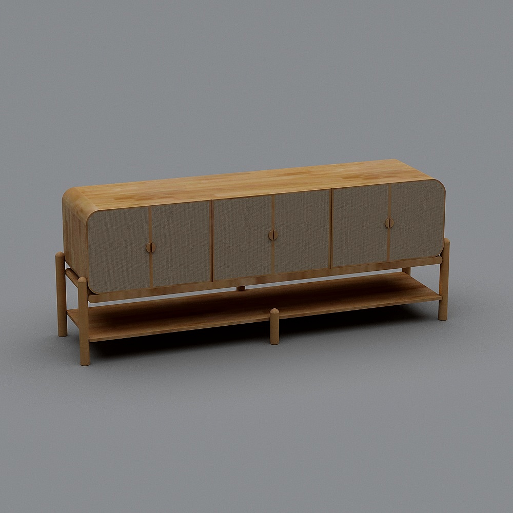 Urban Corner Cabinet 3D model
