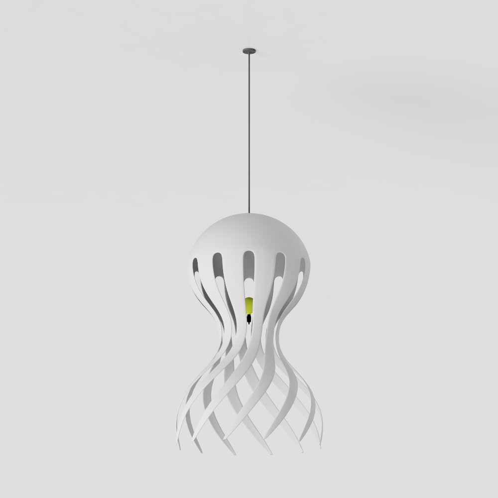 Jellyfish Pendant 3D model