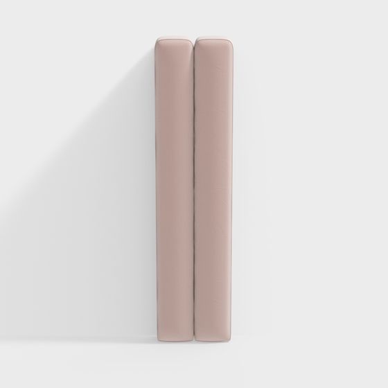 Elegant Double Column Support 3D model