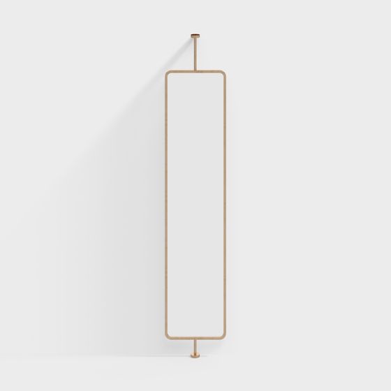 Minimalistic Hanging Mirror 3D model for Modern Spaces