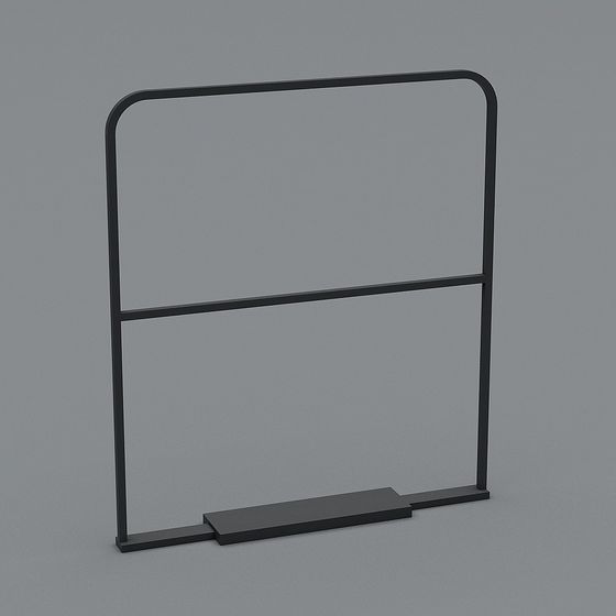 Sleek Modern Metal Frame 3D model