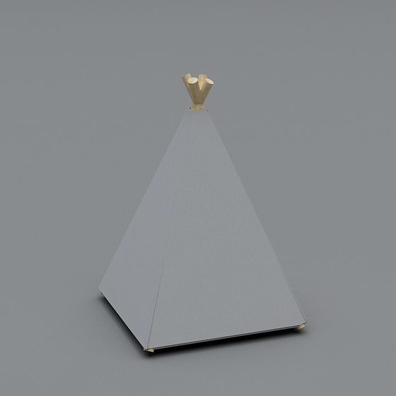 Stylish Conical Tent 3D Model for Creative Designs