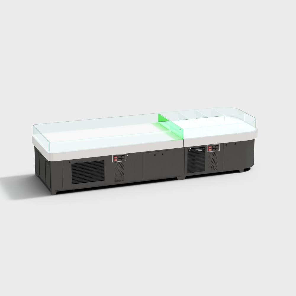 Modern Refrigerated Display Case 3D model