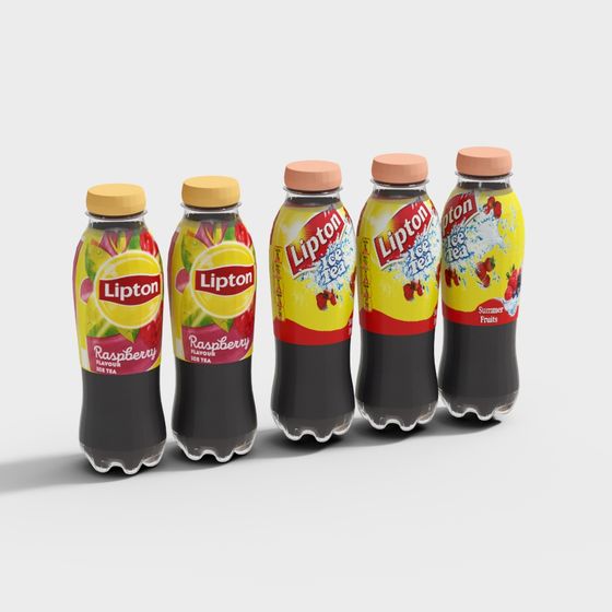 Realistic Lipton Iced Tea 3D Model
