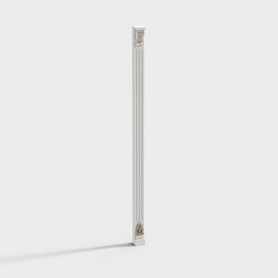 Classic Column 3D Model for Virtual Environments