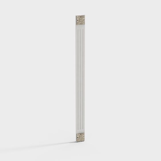 Classical Column Low Poly 3D Model